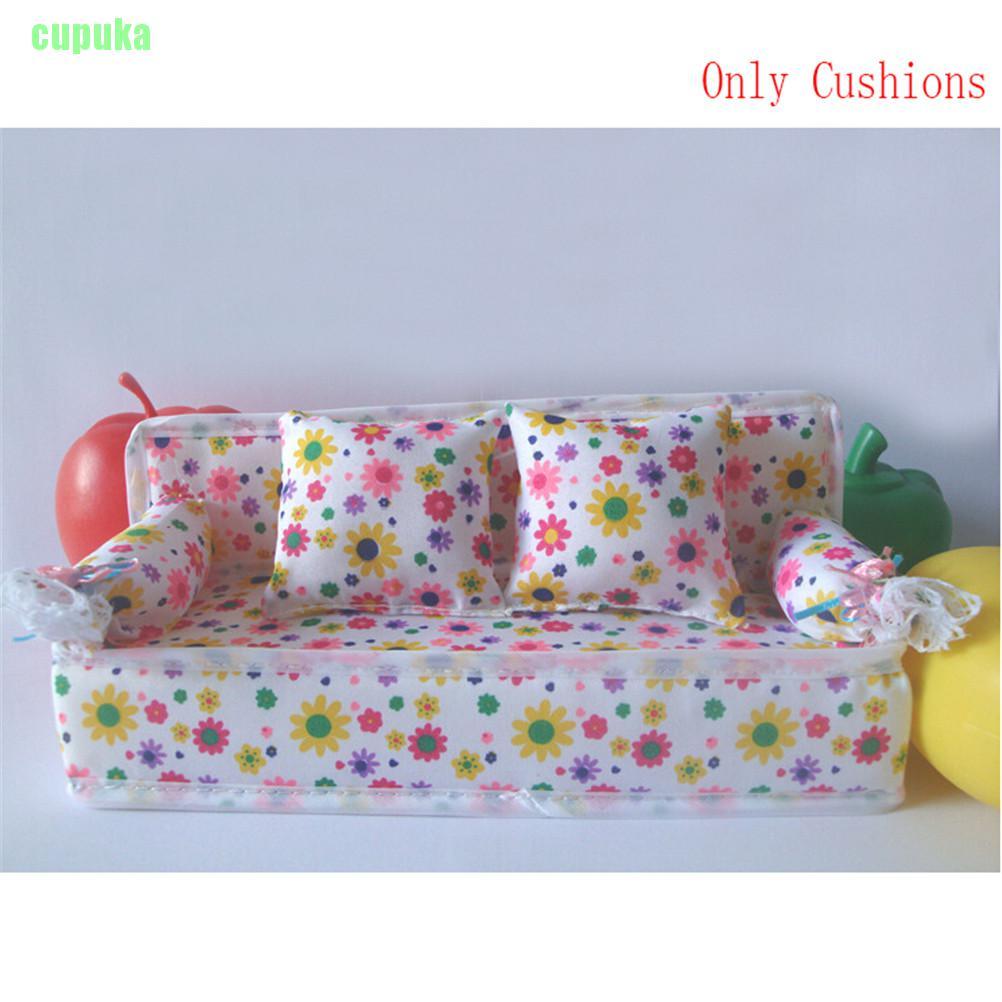 Set 3 Gối Sofa Hình Thú Nhồi Bông Dễ Thương Cho Bé