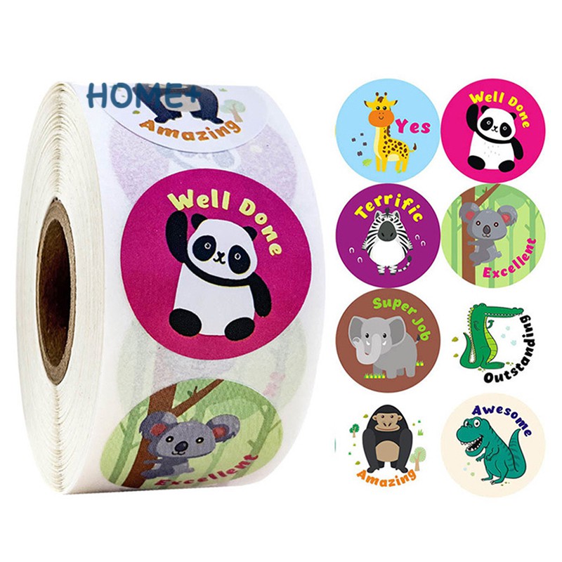VN Set 4 Cuộn Miếng Dán Hình Tròn 25mm Dùng Để Trang Trí