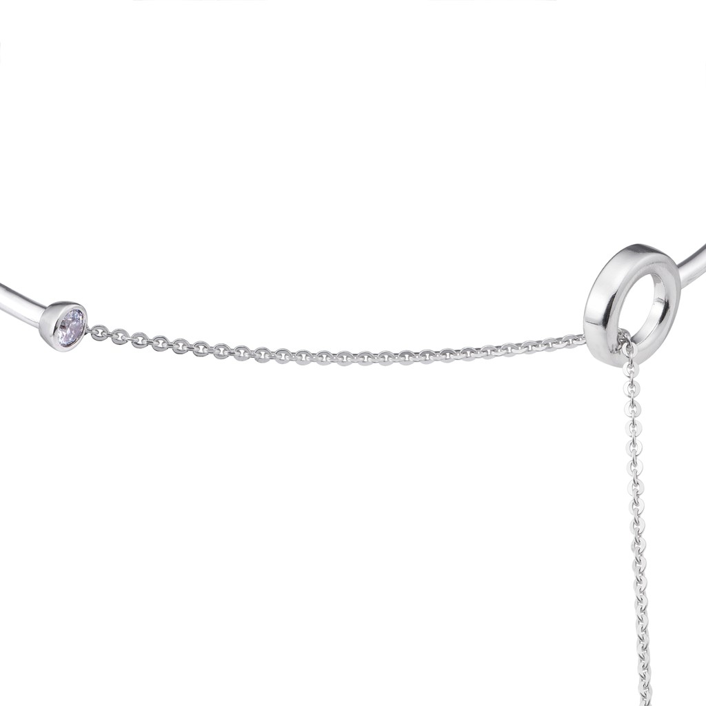 [Mã FARSBRT52 giảm 20% đơn từ 249K] Dây cổ bạc đính đá ECZ Swarovski PNJSilver Aura ZTXMW000015