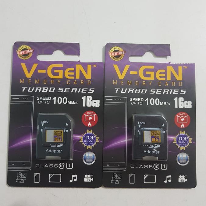 Thẻ Nhớ Micro Sd 16gb V-Gen - 16gb + Bộ Chuyển Đổi 10 100mbps
