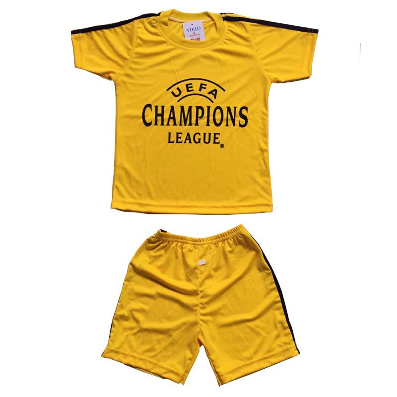 Bộ quần áo thể thao cho trẻ từ 12-40kg - bộ quần áo đá banh vải thun mè co dãn thoáng mát dành cho bé trai và gái ་