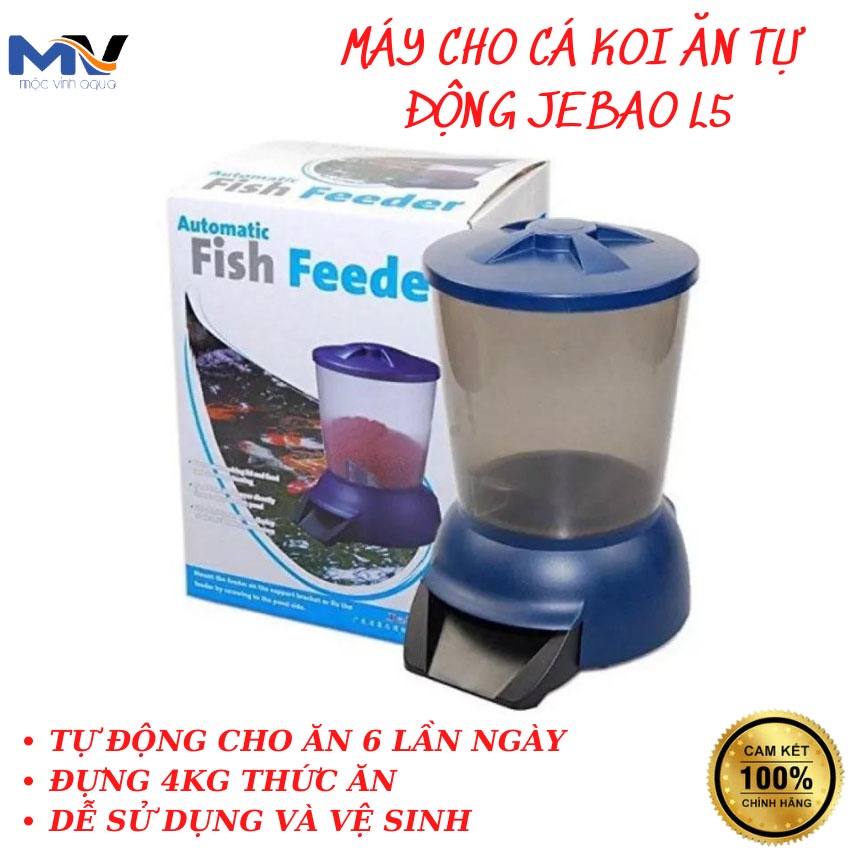 Máy cho cá koi ăn tự động Jebao L5 , 6 chế độ ăn tự động