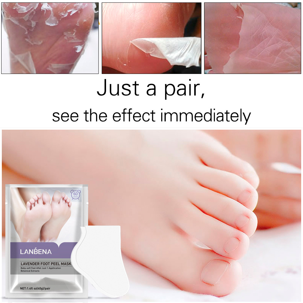 Mặt nạ dưỡng ẩm da chân LANBENA mùi oải hương sảng khoái | BigBuy360 - bigbuy360.vn