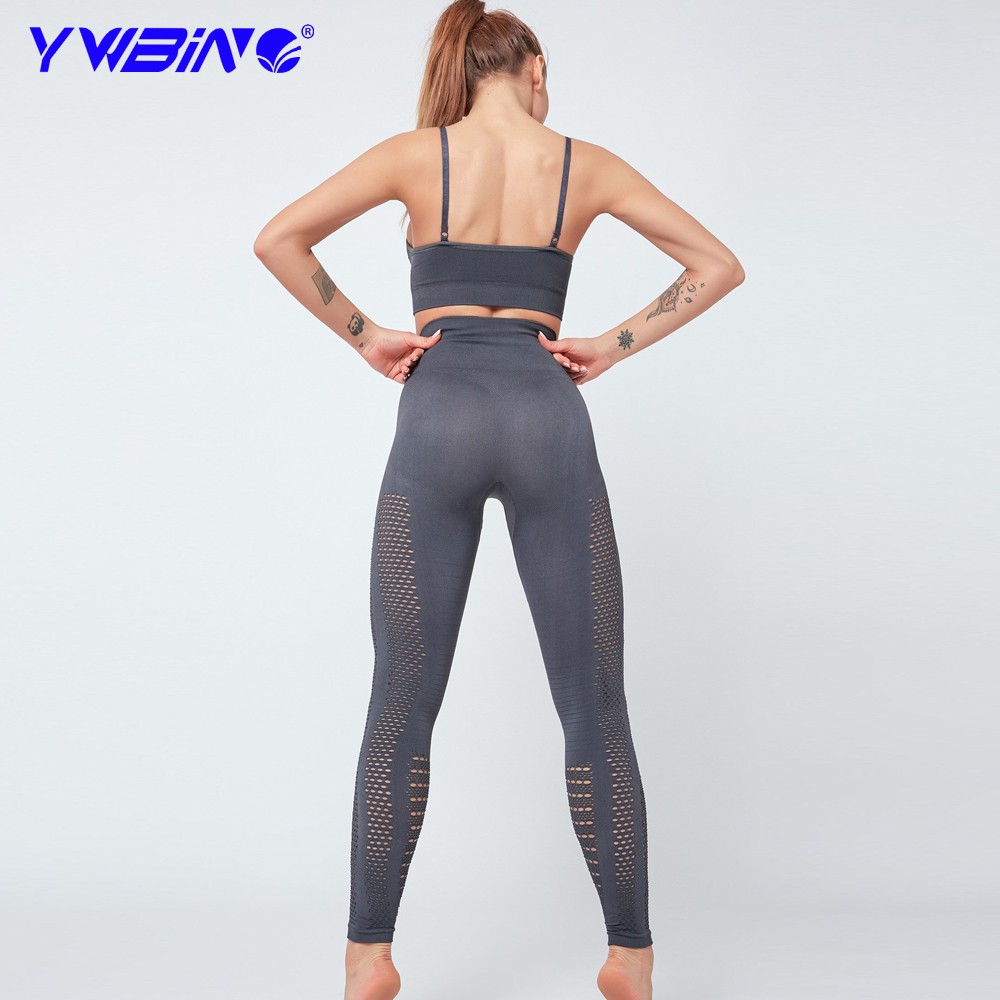 YWBIN đồ tập yoga Set bộ tập thể thao,Bộ đồ tập,1 bộ/2c(Bra +quần dài),bộ tập gym