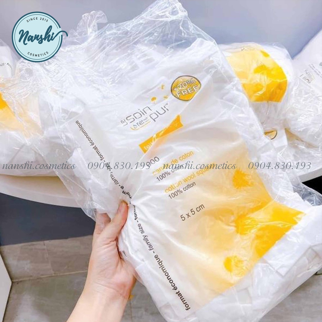 Bông tẩy trang Le Soin Aletat Pur 600 miếng