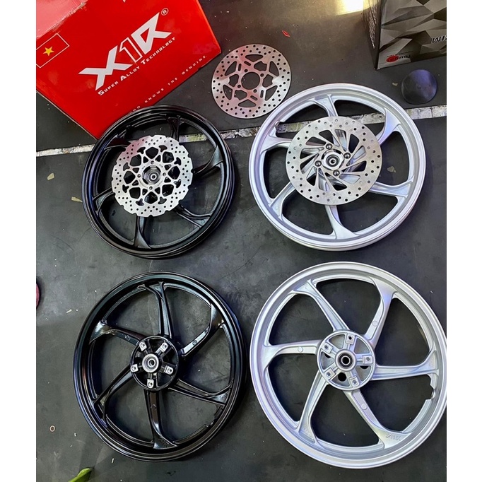 Mâm Yaz X1R ex150/ winner. Bản chuẩn: 1.6-1.85. 2 mà đen bạc.Tặng kèm đĩa trước