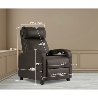 Ghế sofa massage Thư giãn Wingback Modern Reclining