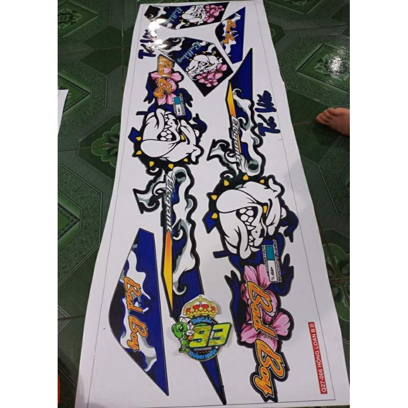 Tem rời dán xe elegant 2019 ko bay màu