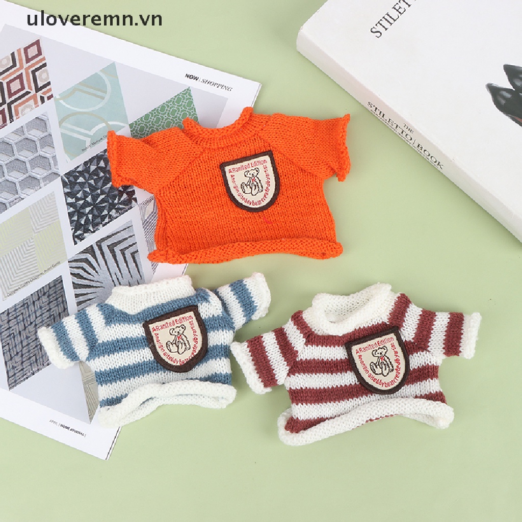 Bộ Quần Áo Sweater Dễ Thương Cho Búp Bê 20cm