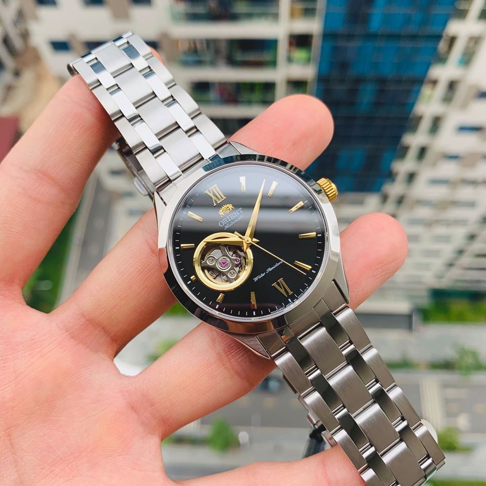 [Automatic] Đồng Hồ Nam 0rient Dây Đúc Lộ Tim Máy Cơ | BigBuy360 - bigbuy360.vn