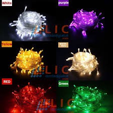 Dây đèn led chớp nháy trang trí 5m đủ màu