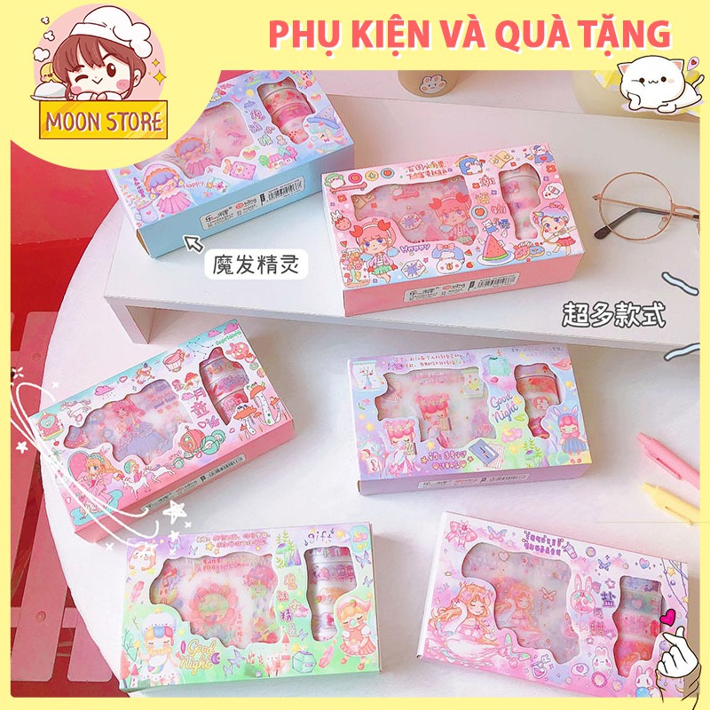 Combo washi + stikcer Câu chuyện cổ tích Xingyue