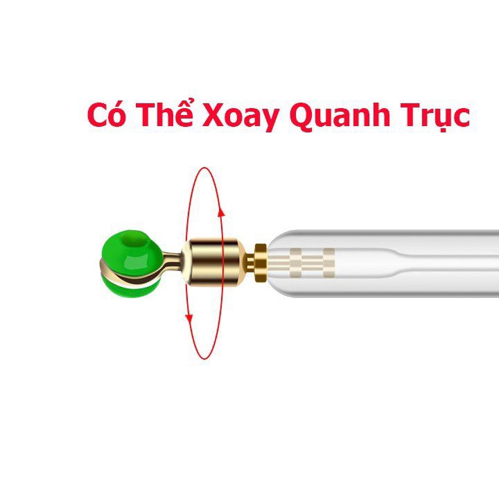 Combo 10c Chân cắm phao silicon, xoay quanh trục(3 size).