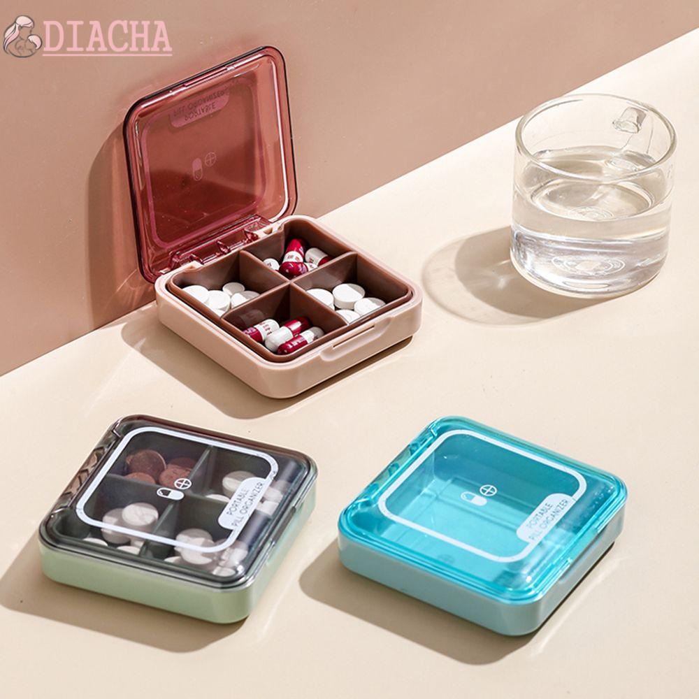 Hộp đựng thuốc mini bằng nhựa nhiều màu tiện dụng mang đi du lịch