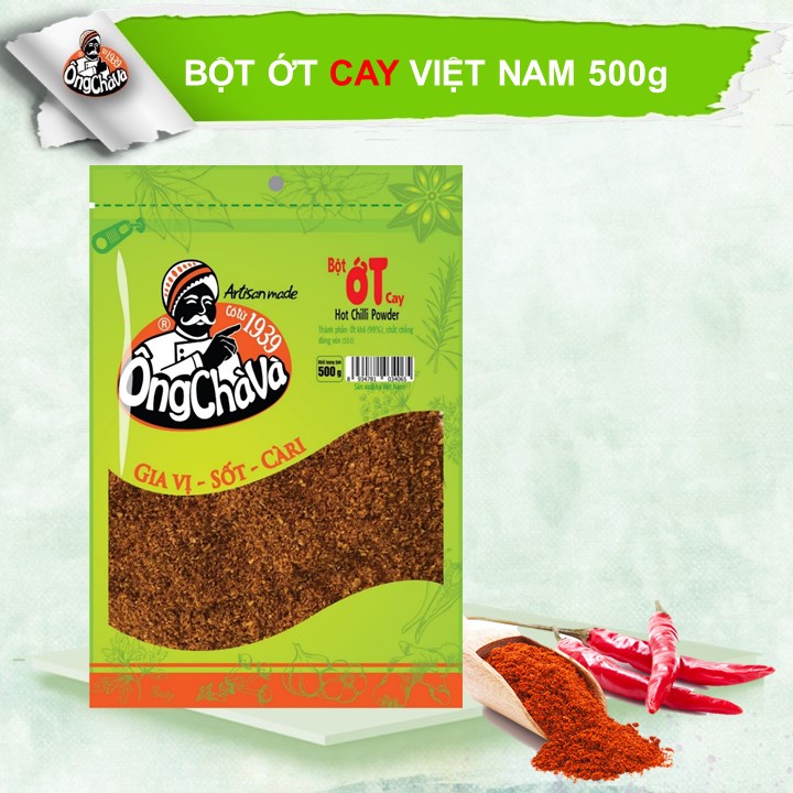 Bột Ớt Cay Ông Chà Và 500gr (Hot Chilli powder)