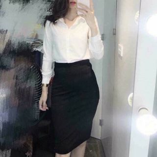 Sơ mi uni dài tay