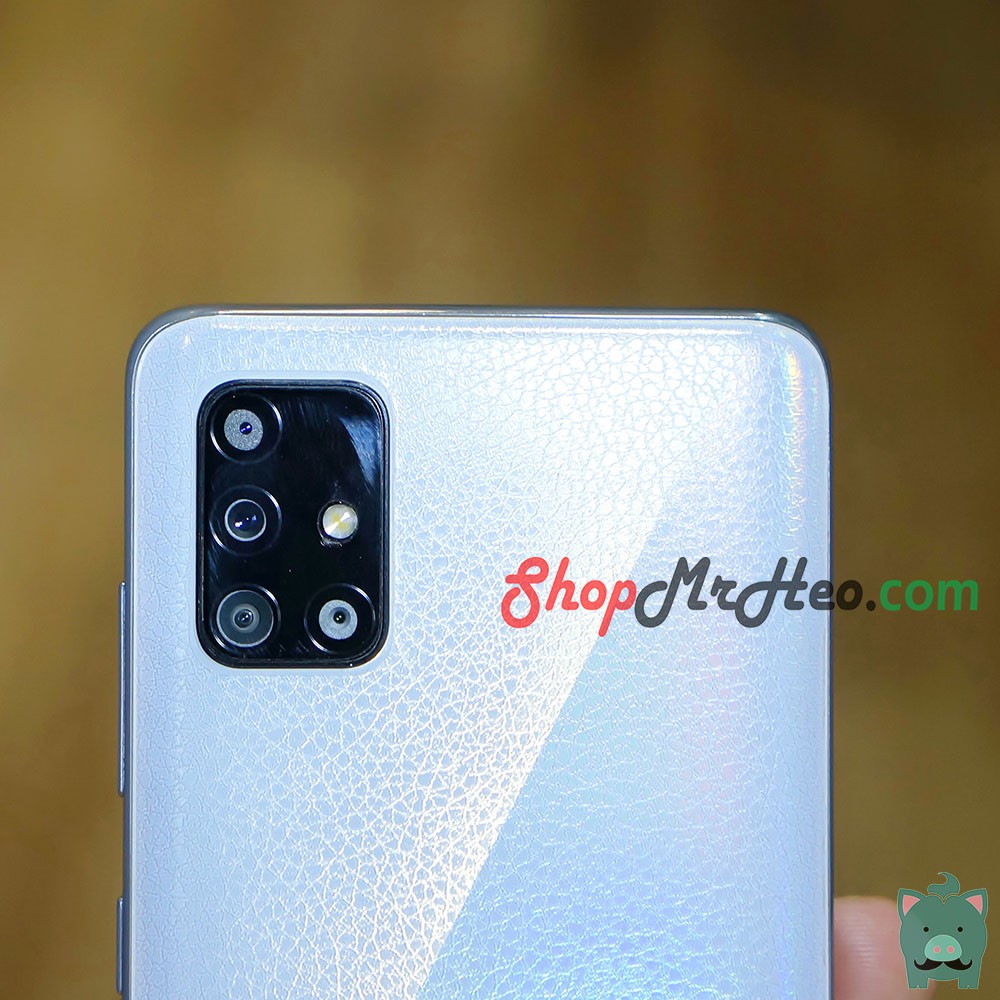 Skin Dán Mặt Sau Lưng Vân 3D Samsung Galaxy A11 - A31 - A51 - A71 - Carbon, Hình Hộp, Nhám, Vân Da