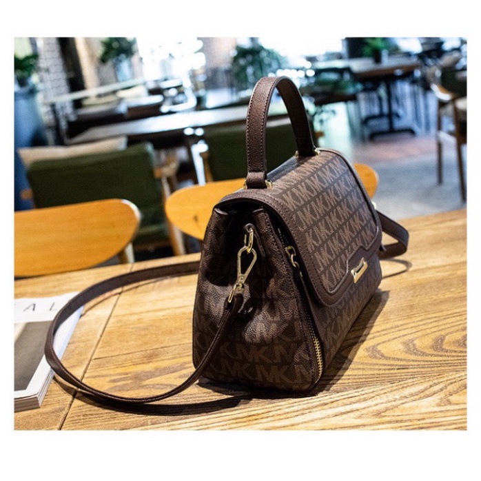 Túi xách nữ nhiều ngăn, túi công sở họa tiết thời trang cá tính kèm dây đeo vai