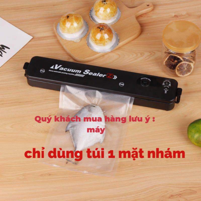 Máy hút chân không thực phẩm kèm hàn miệng túi Vacuum Sealer (TẶNG 10 TÚI HÚT)