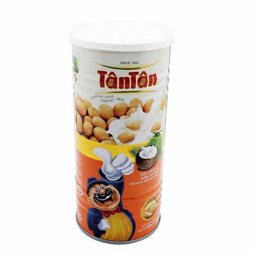 Đậu phộng tân tân nước cốt dừa 265gr dạng lon