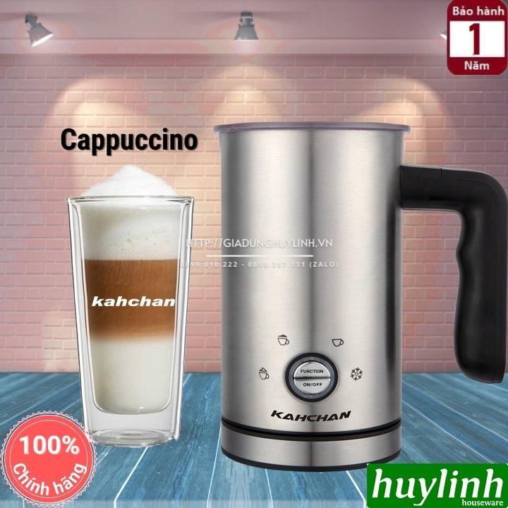 [Mã ELHAMS5 giảm 6% đơn 300K] Máy đánh sữa tạo bọt pha cacao Kahchan EP2198 - 4 chức năng - 600ml