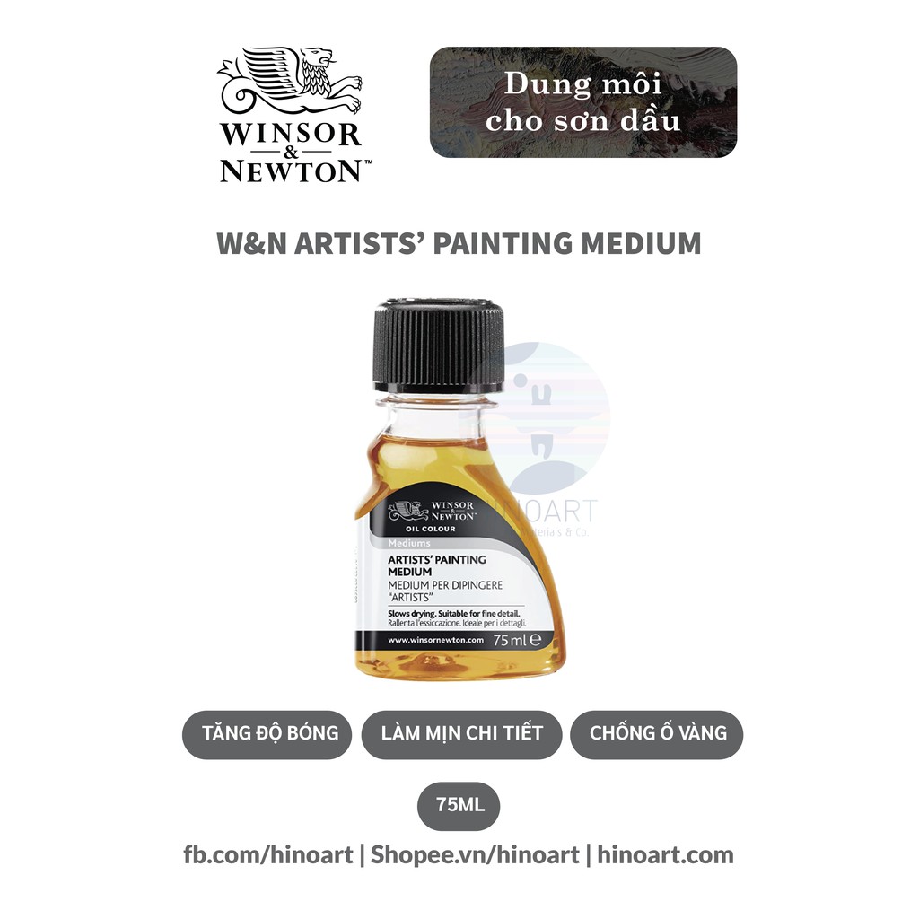 Dung môi sơn dầu cho họa sĩ Winsor&Newton Artists' Painting Medium 75ml/250ml