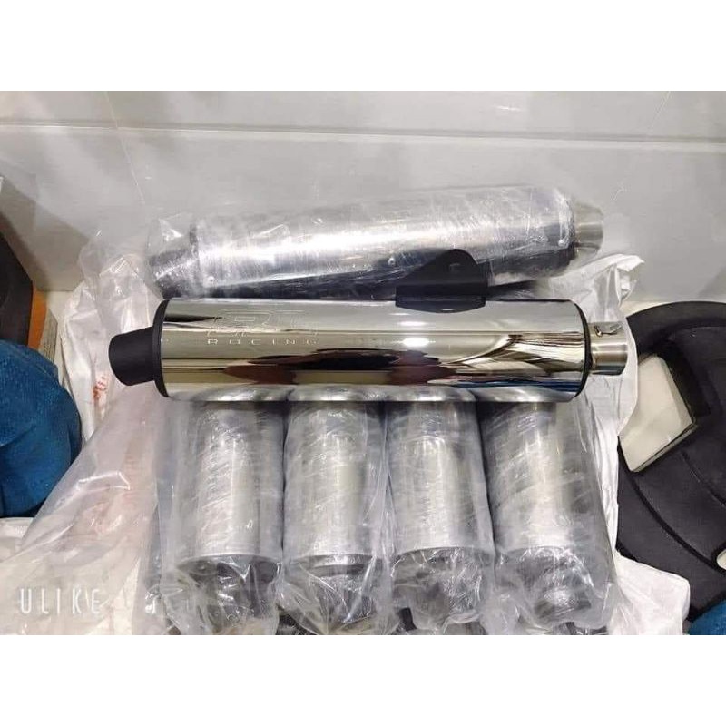 PÔ(BÔ,ỐNG XẢ)CBR CHỮ RL HỌNG 51 GIẢ ZIN XÀI CỔ 2 KHÚC( TẶNG KÈM 2 LÒ XO)
