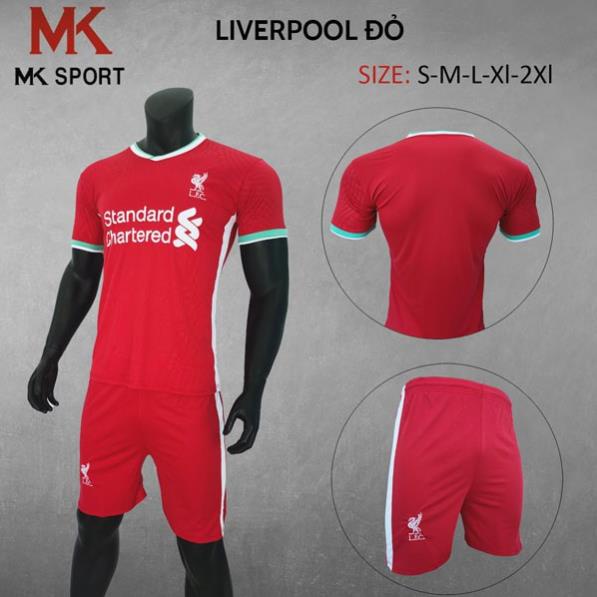 Áo Đấu CLB Liverpool cao cấp chính hãng đá banh đá bóng MK SPORT Đỏ new