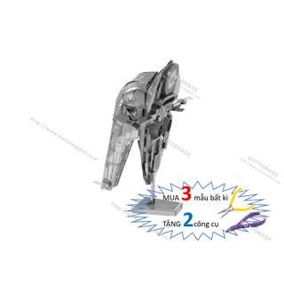 Mô Hình Lắp Ghép kim Loại 3D Phi Thuyền Tuần Tra Slave I