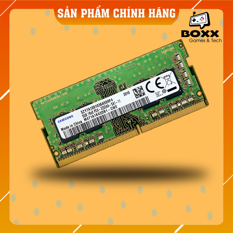 RAM DDR4 8GB bus 2133/2400/2666 MHz Laptop Samsung/HYNIX/Kingston - Bảo Hành 1 năm