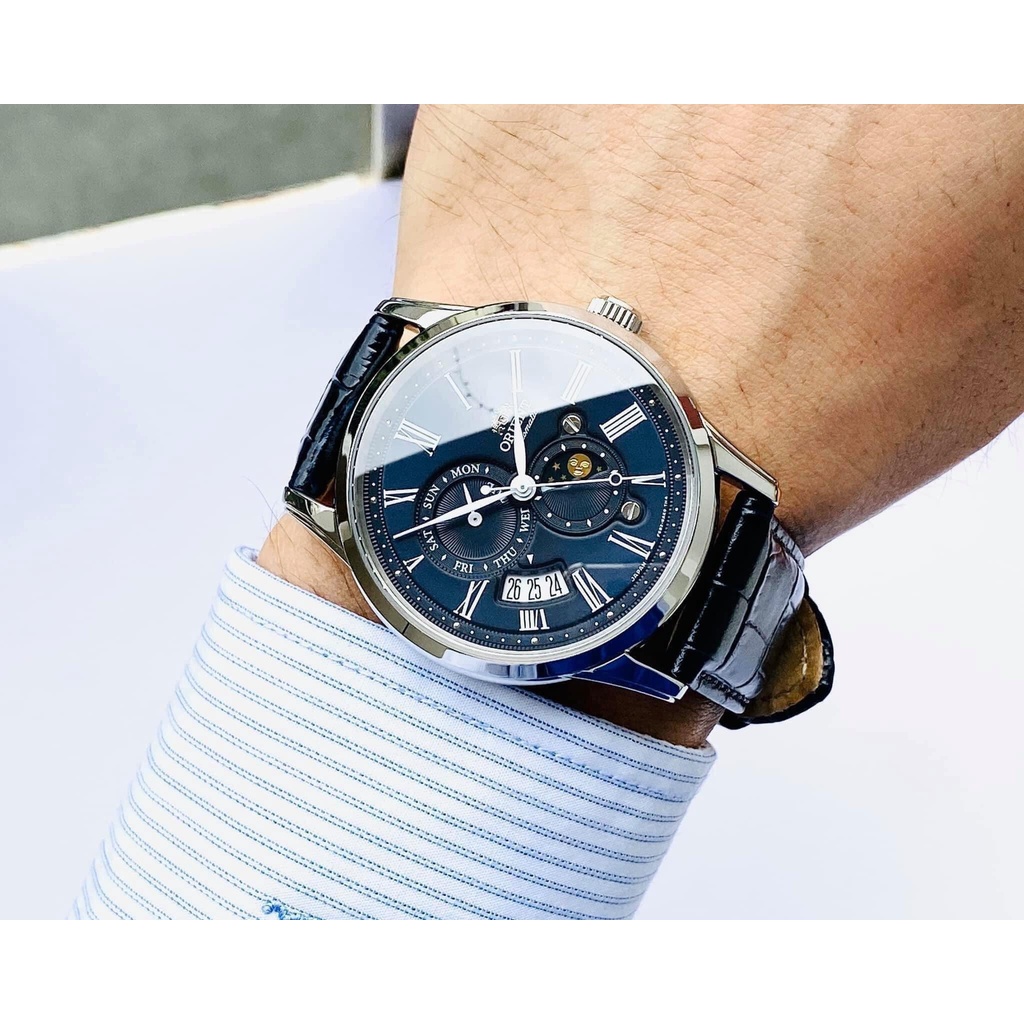 Đồng Hồ Nam ORIENT Gen 3 BLUE RA-AK0011D10B Chính Hãng Tặng Dây Da Cao Cấp