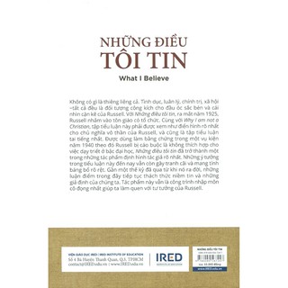 Sách - Những Điều Tôi Tin
