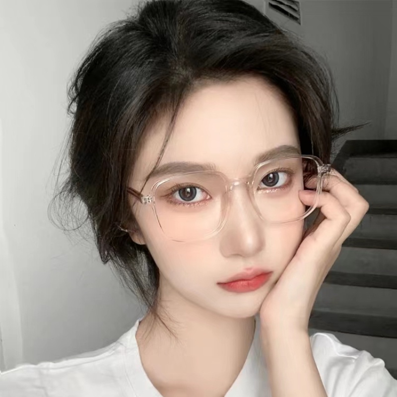 JIUERBA Kính Gọng Vuông Chống Bức Xạ Thời Trang Cho Nam Nữ