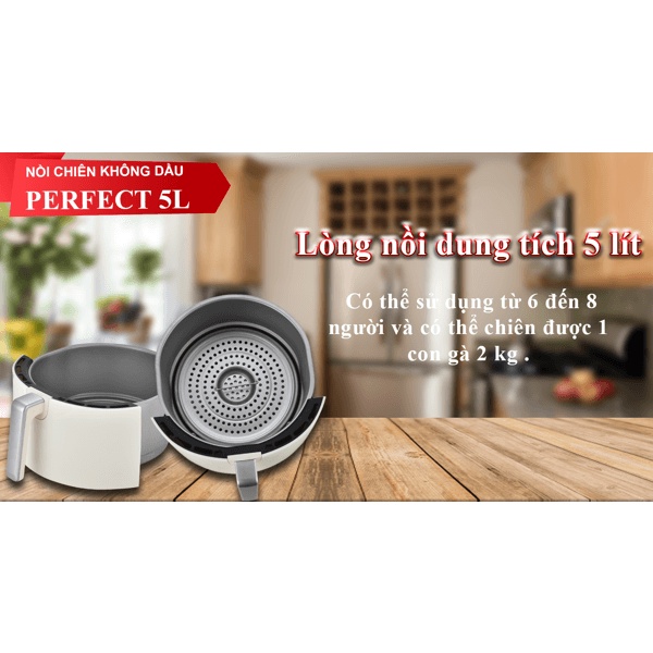 Nồi Chiên Không Dầu Perfect GLA-768 (5L)