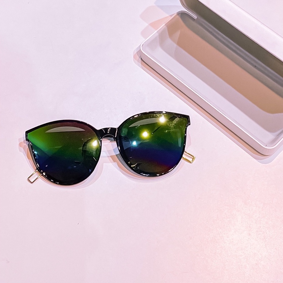 Mắt Kính Thời Trang Nam Nữ Huyền Thoại Biển Xanh Form Tròn Siêu Cá Tính - Hazo