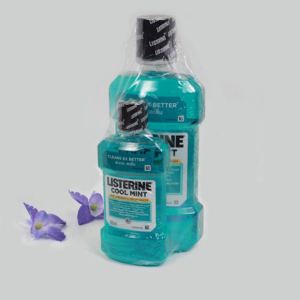 Nước súc miệng Listerine 750ml Thái Lan (Tặng kèm chai 250ml)