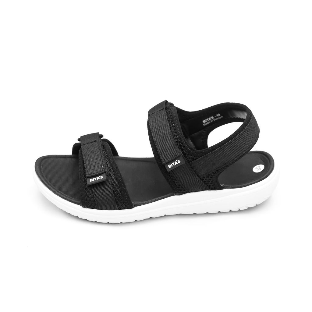 GIÀY SANDAL QUAI HẬU NỮ BITA'S THỜI TRANG SIÊU NHẸ &amp; ÊM SYN.253 (ĐEN + KEM + XÁM) - BITAS