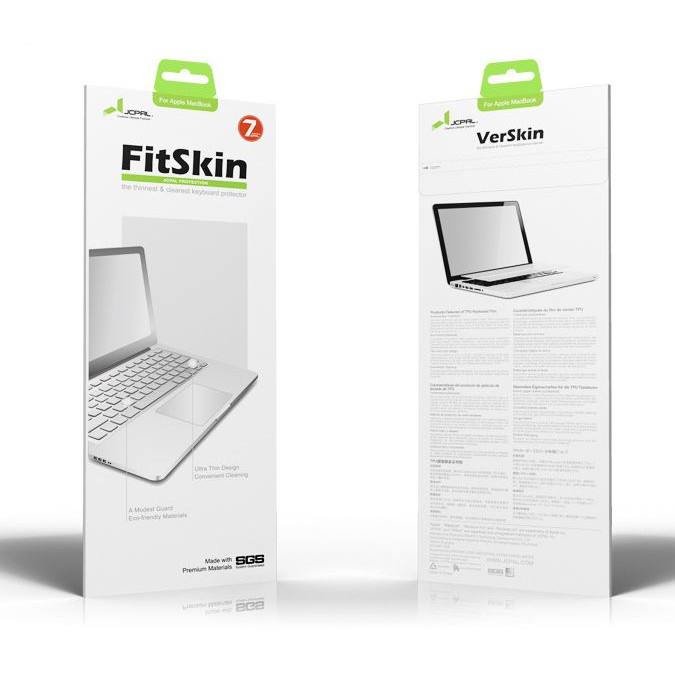 Phủ phím JCPAL Fitskin trong suốt cho MacBook 12/13.3″/15/16″