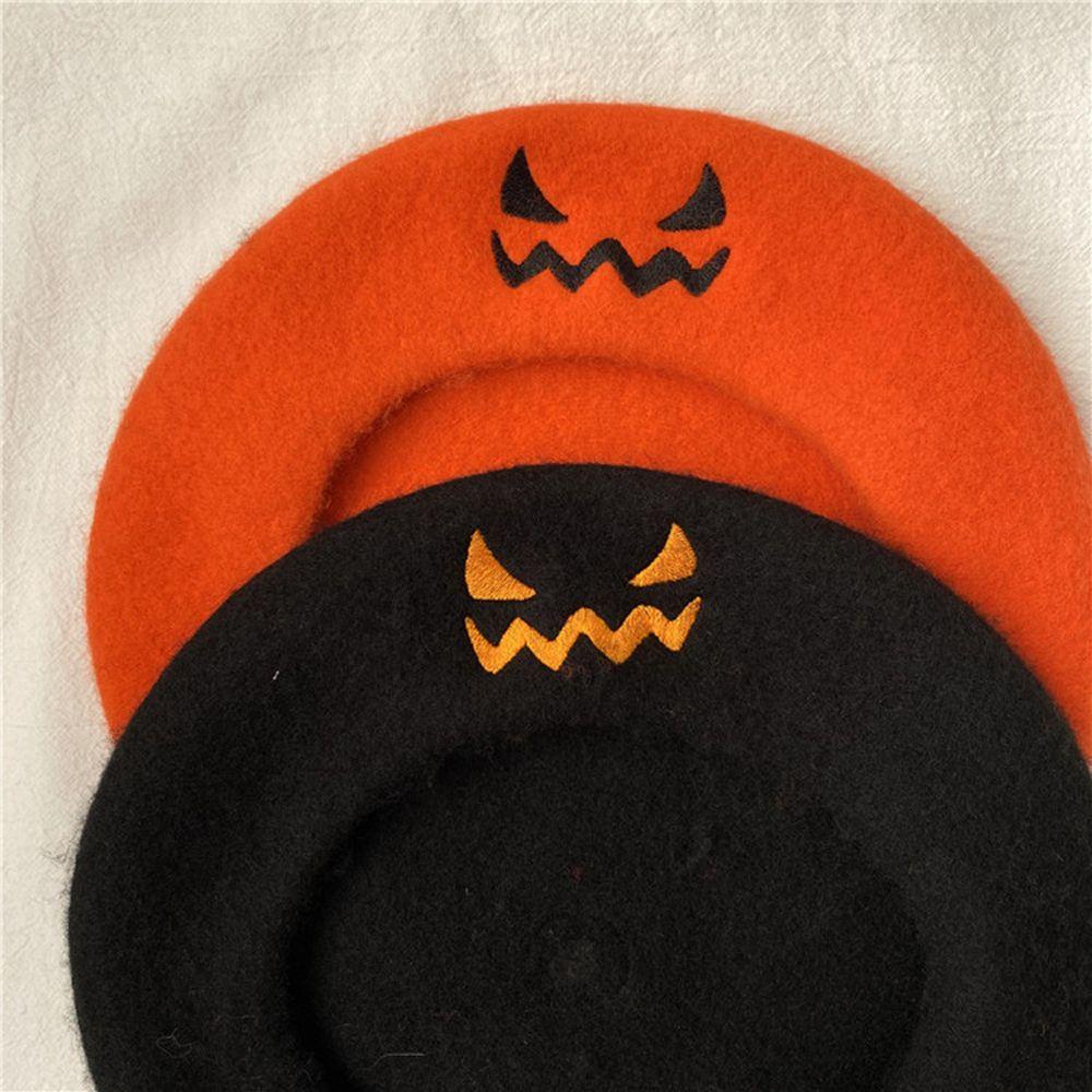 MOCHO Mũ Hóa Trang Halloween Hình Bí Ngô Thêu Mắt Dành Cho Nữ Và Người Lớn