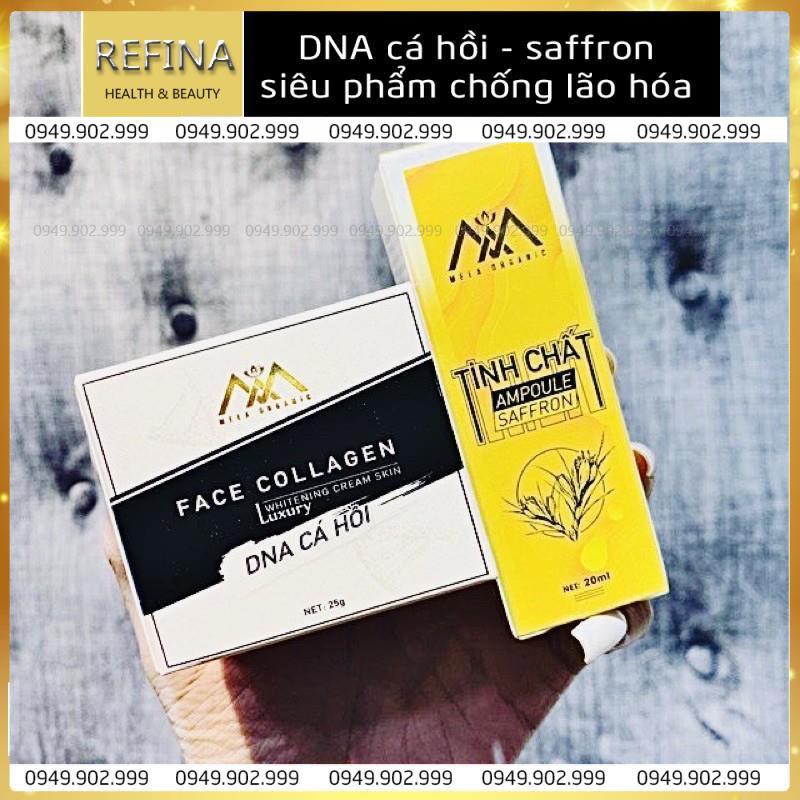 Face Collagen Cá Hồi Dna - Tinh Chất Ampoule Saffron 💕FREE SHIP💕chống lão hóa da, lấy lại tuổi thanh xuân