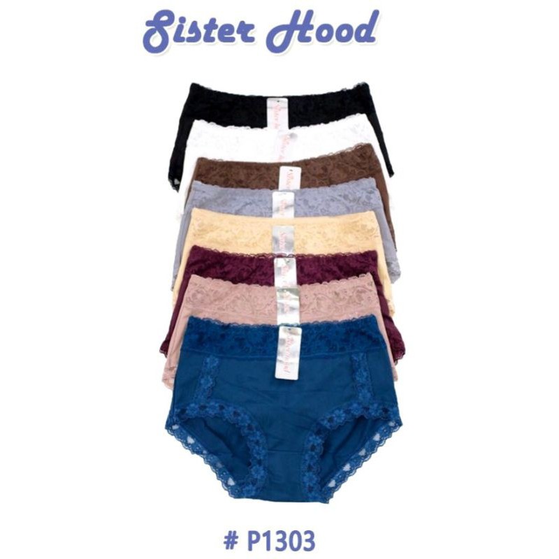 Quần lót Bigsize Thái lan phối ren hoa Sister Hood 1303