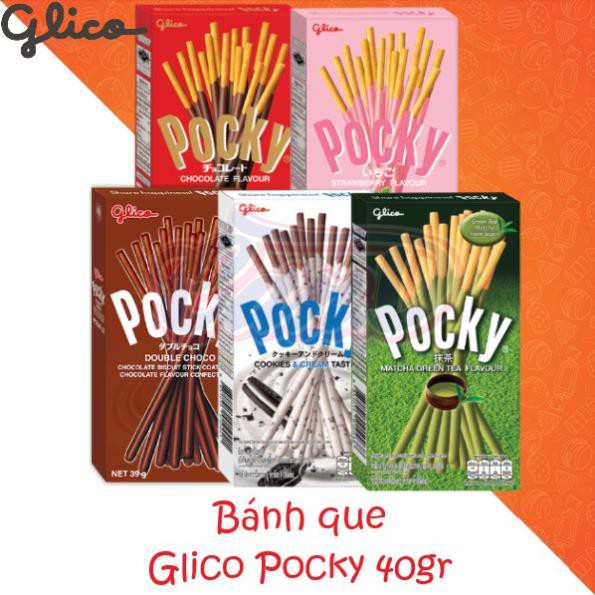 (5 vị) Bánh que Glico Pocky hộp 40gr