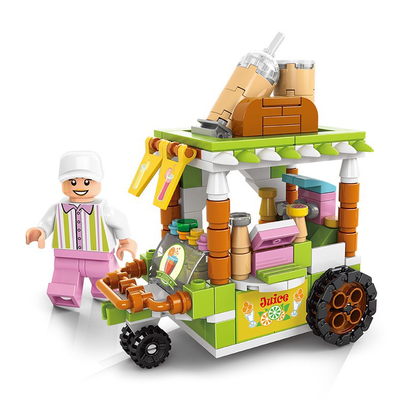 Bộ Đồ Chơi Lego Lắp Ráp mô hình nhà bếp dễ thương cho bé