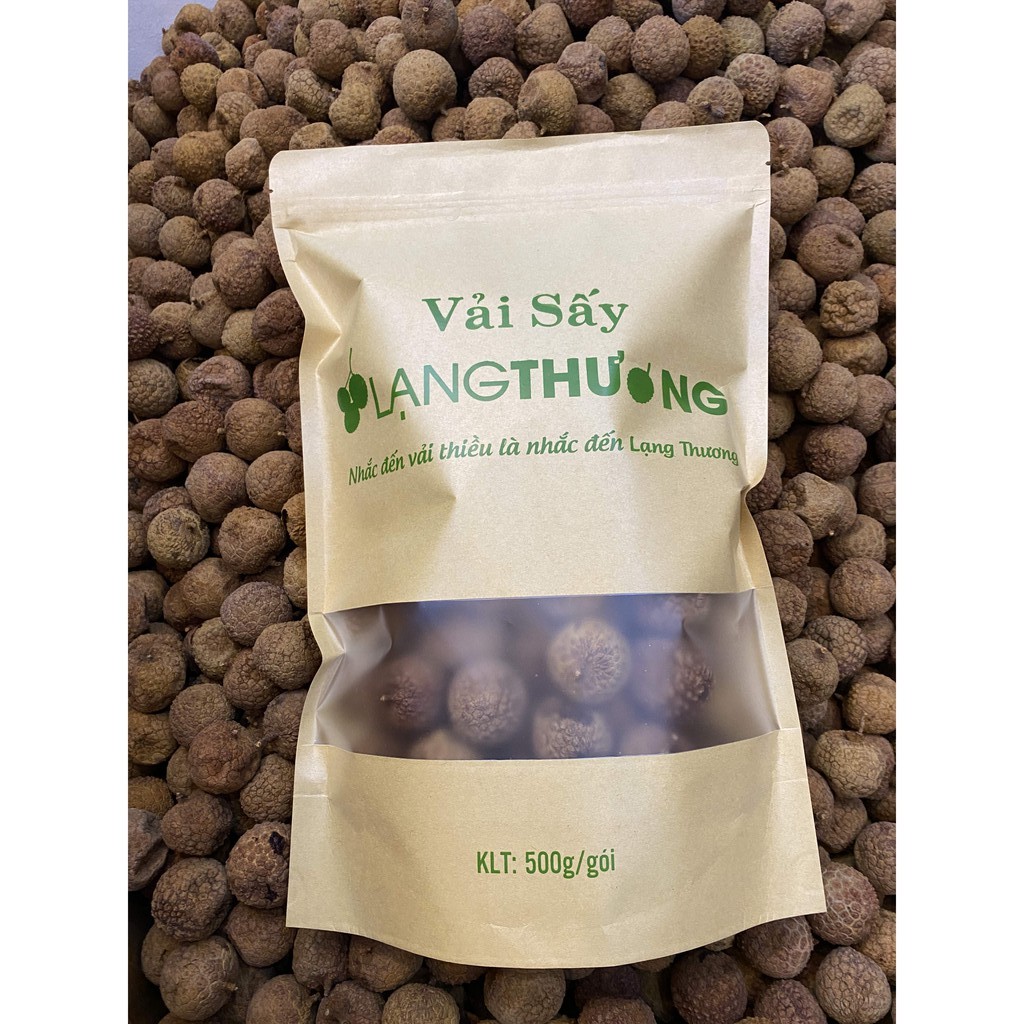 Vải thiều sấy khô Lạng Thương - 500g