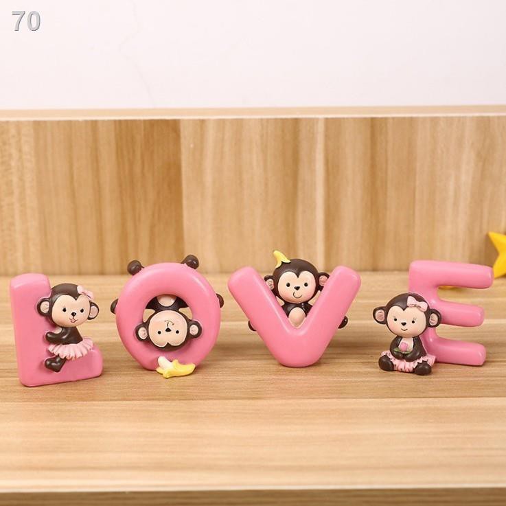 Tượng chú khỉ hoạt hình đáng yêu
