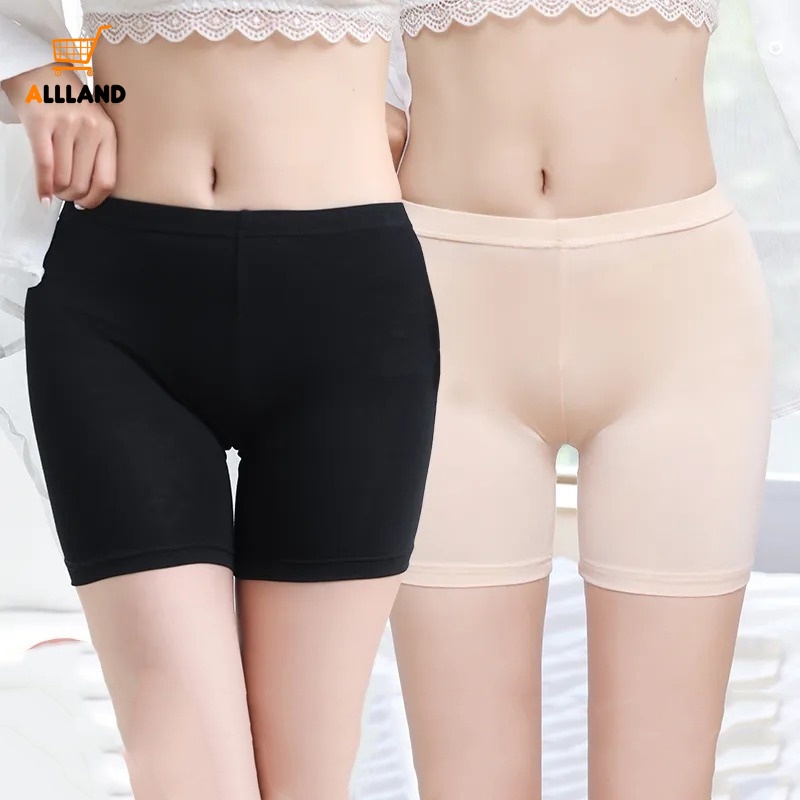 Quần Lót Boxer Không Đường May Vải Cotton Mềm Mại Siêu Mỏng Co Giãn Thời Trang Mùa Hè Dành Cho Nữ