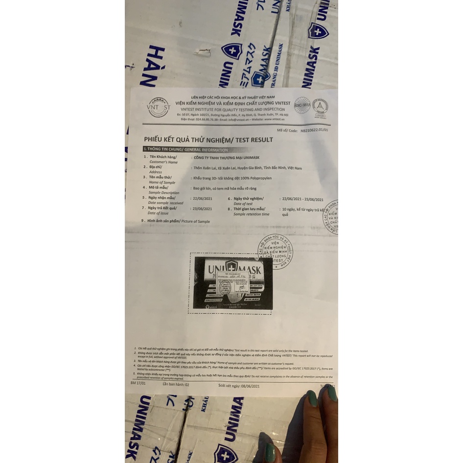 [ HÀNG VIỆT NAM ] Khẩu Trang 3d Uni mask chính hãng công ty tnhh UNI Mask | BigBuy360 - bigbuy360.vn