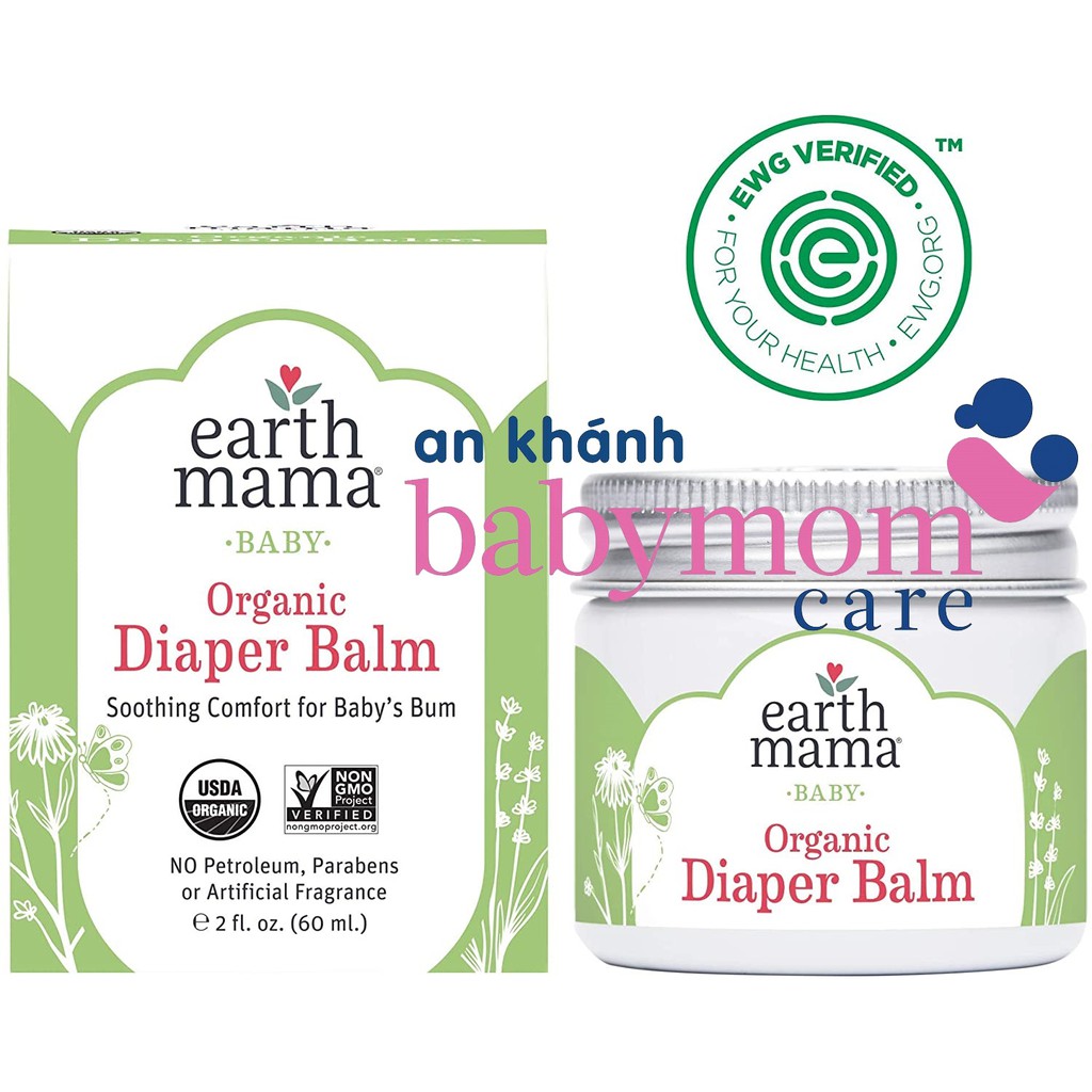 Kem Chống Hăm Organic Earth Mama Diaper