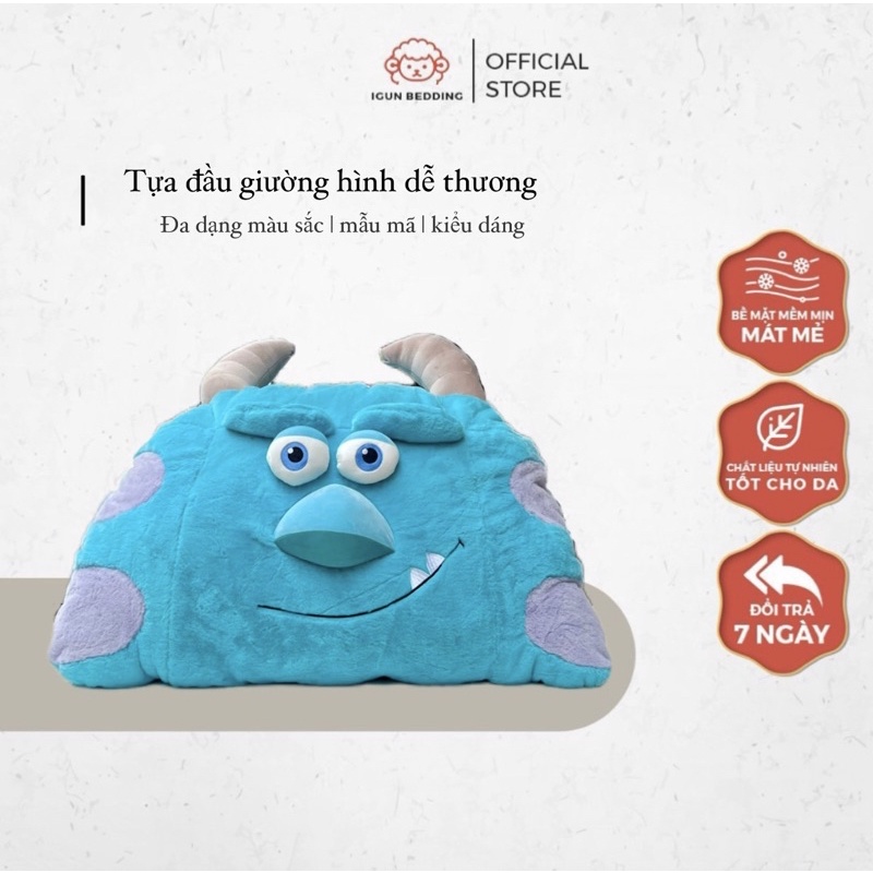 Tựa đầu giường IGUN BEDDING kê đầu giường hình thú