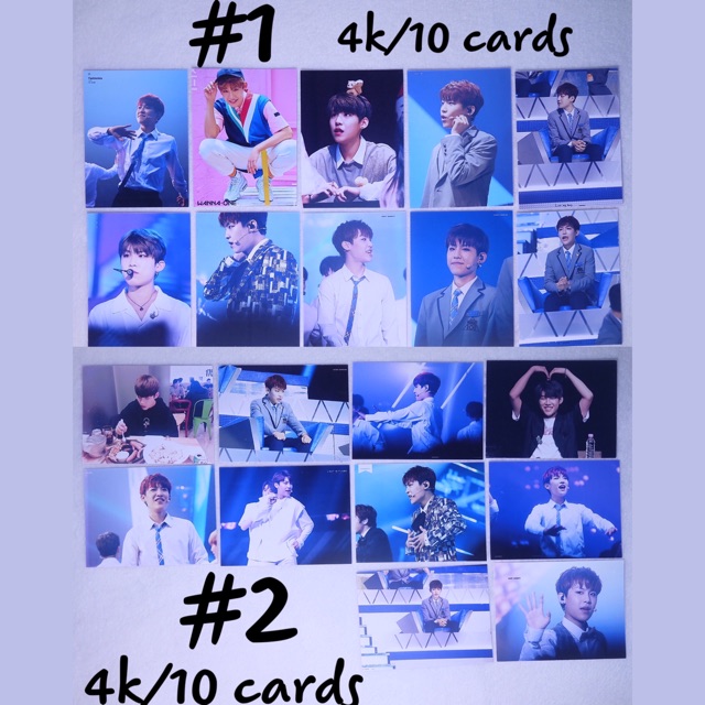 (Có sẵn) Sale set card Woojin / Daniel / Minhyun